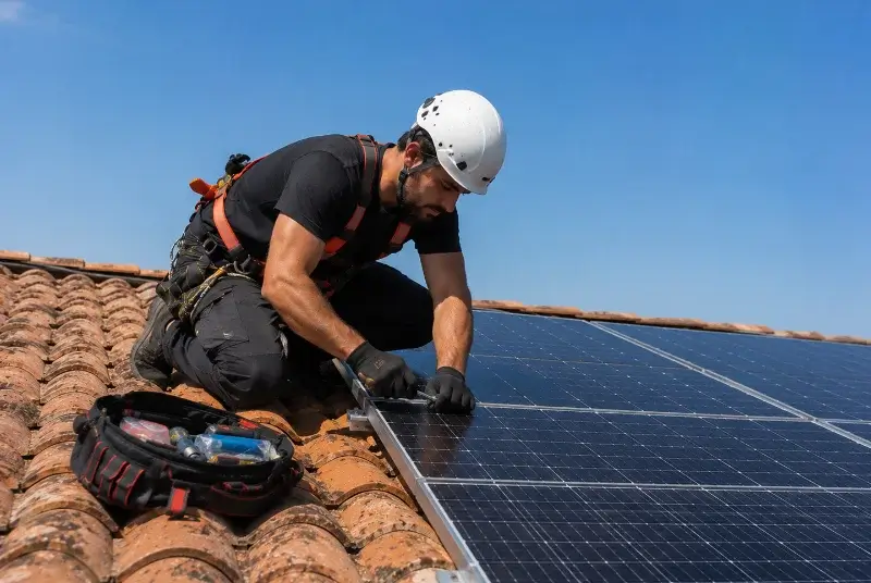 Maintenance et monitoring de panneaux solaires à Lupstein